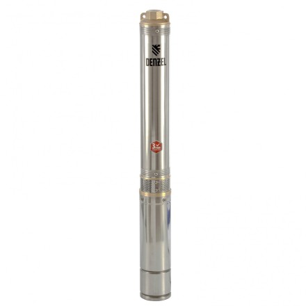 Скважинный насос Denzel DWC-3-60, центробежный, диаметр 3&quot;, 800 Вт, 3300 л/ч, напор 60 м 97255 купить в Нижневартовске