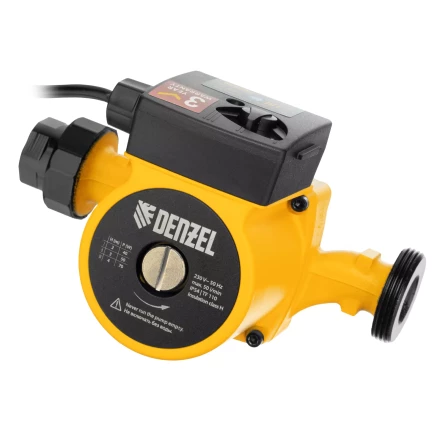 Циркуляционный насос CP25-4, напор 4 м, 50 л/мин, 1 м кабель, монт. длина 180 мм Denzel 99410 купить в Нижневартовске