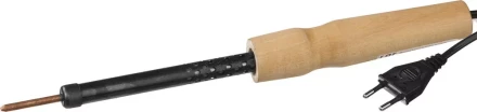 Электропаяльник с деревянной рукояткой, 25Вт 55407-25 купить в Нижневартовске