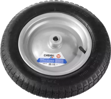 Колесо СИБИН пневматическое для тачки арт. 39908 39908-W купить в Нижневартовске