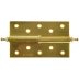 Петля дверная разъемная ЗУБР "ЭКСПЕРТ", 1 подшипник, цвет мат. латунь (SB), левая, с крепежом, 125х75х2,5мм,2шт 37605-125-3L купить в Нижневартовске
