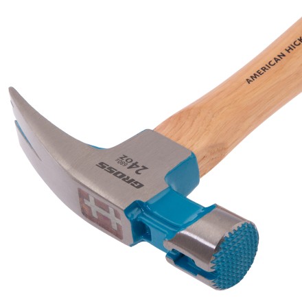 Молоток-гвоздодер, 680 г Gross 10425, угол 75, магнит, обрезиненная рукоятка AMERICAN HICKORY купить в Нижневартовске