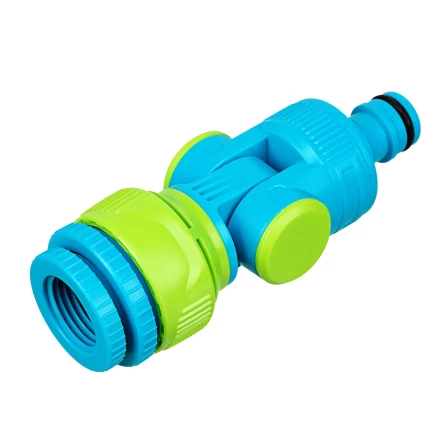 Адаптер штуцерный Palisad, шарнирный, с переключателем, 1/2-1'', Luxe 65781 купить в Нижневартовске