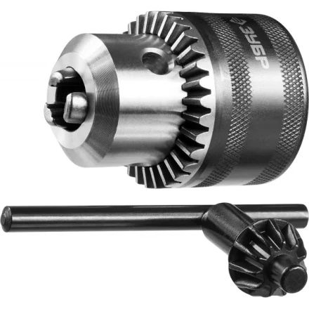 Патрон ЗУБР "ЭКСПЕРТ" цельнометаллический для дрели, с ключом, 16мм, 1/2" 2908-16-1/2 купить в Нижневартовске