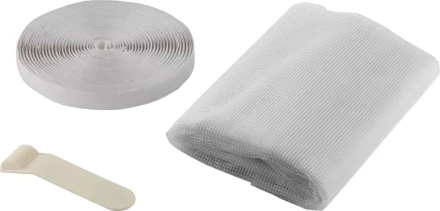 Сетка STAYER "COMFORT" противомоскитная для окна, с крепежной лентой, белая, ПЭТ, 1,1 х 1,3м 12480-11-13 купить в Нижневартовске