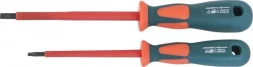 Отвертка шлицевая диэлектрическая SL 150х6,5 мм DV13S6150 Jonnesway 47473