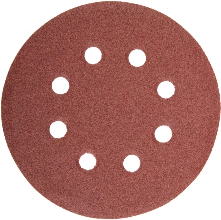 Круг шлифовальный универсальный STAYER "MASTER" из абразивной бумаги на велкро основе, 8 отверстий, Р120, 115мм, 5шт 35450-115-120 купить в Нижневартовске
