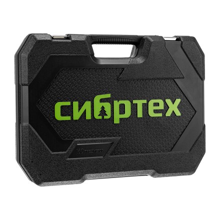 Набор инструментов Сибртех 14172, 1/2&quot;, 3/8&quot;, 1/4&quot;, пластиковый кейс 160 предм. купить в Нижневартовске