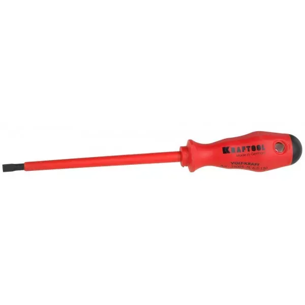 Отвертка KRAFTOOL "VOLT-KRAFT" 1000В, SL 6,5х150мм 25005-6.5-150 купить в Нижневартовске