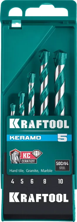 Наборы сверл по керамограниту KERAMO 29175-H5 купить в Нижневартовске