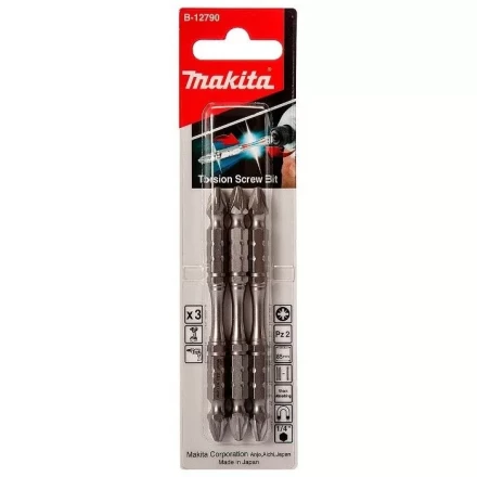 Биты Makita PZ2 85мм 3шт, 2-х сторонние (B-12790) купить в Нижневартовске