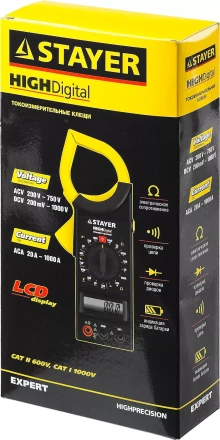 Токоизмерительные клещи STAYER "EXPERT" HIGHDigital 59820 купить в Нижневартовске