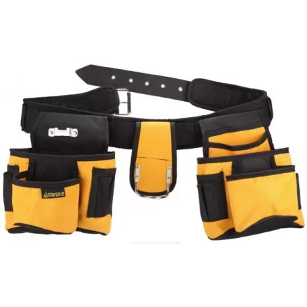 Пояс STAYER для инструментов, нейлоновый, 18 карманов 38612 купить в Нижневартовске