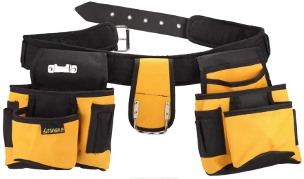 Пояс STAYER для инструментов, нейлоновый, 18 карманов 38612 купить в Нижневартовске