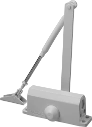 Доводчик дверной ЗУБР &quot;ПРОФЕССИОНАЛ&quot; для дверей массой до 40 кг цвет белый 37911-50