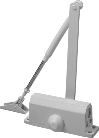 Доводчик дверной ЗУБР "ПРОФЕССИОНАЛ" для дверей массой до 40 кг цвет белый 37911-50 купить в Нижневартовске