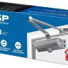 Доводчик дверной ЗУБР "ПРОФЕССИОНАЛ" для дверей массой до 40 кг цвет белый 37911-50 купить в Нижневартовске