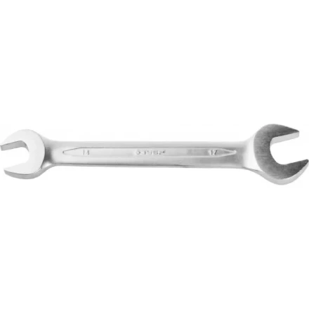 Ключ ЗУБР "ПРОФИ" гаечный рожковый, Cr-V сталь, хромированный, 14х17мм 27027-14-17 купить в Нижневартовске