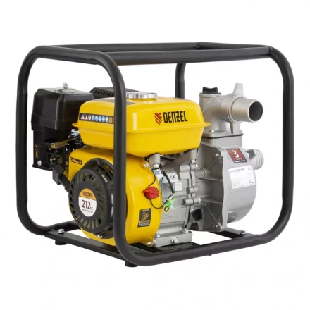 Мотопомпа бензиновая для чистой воды PX-50, 7 л.с, 2", 600 л/мин, глубина 8 м, напор 30 м Denzel 99201 купить в Нижневартовске