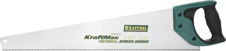 Ножовка KRAFTOOL "EXPERT" "SuperMax", универсальн быстрый и точный рез, универсальн средний закален зуб, 7/8TPI, 550мм 15222-55 купить в Нижневартовске