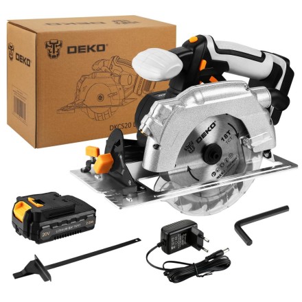 Пила дисковая аккумуляторная DEKO DKCS20 Laser, 063-4205 купить в Нижневартовске