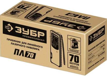 ЗУБР ПЛ-70, приемник для линейного нивелира (34949) купить в Нижневартовске