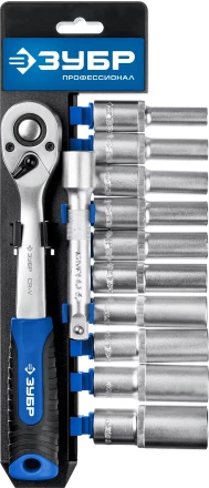 ЗУБР ТБ-12У, 12 предм., (1/2), набор торцовых головок, Профессионал (27650-H12) купить в Нижневартовске