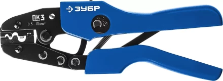 ЗУБР ПК-3, 0.5 - 10 мм2, пресс-клещи для медных наконечников и гильз, Профессионал(45456-3) купить в Нижневартовске