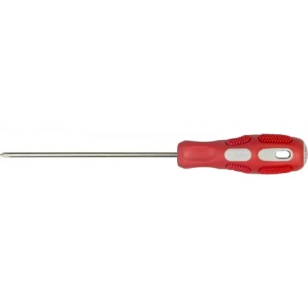 Отвертка ЗУБР "ПРОФИ" хромованадиевая сталь, двухкомпонентная рукоятка, магнит наконечник, PH0x100мм 25232-0-100_z01 купить в Нижневартовске