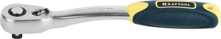 Трещотка для торцовых головок KRAFTOOL &quot;PRO&quot;, Сr-V сталь, 72 зубца, изогнутая, 3/8&quot; 27795-3/8_z02 купить в Нижневартовске