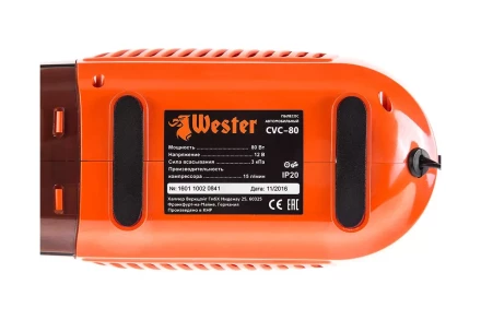 Автомобильный пылесос 12 В WESTER CVC-80 купить в Нижневартовске
