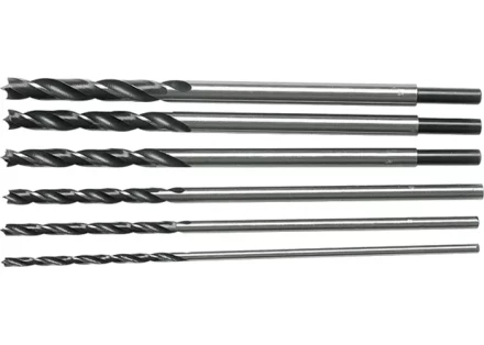Набор сверл по дереву 6-8-10-12-13-14 мм L 300 мм 6 штук цилиндрический хвостовик СИБРТЕХ 702235 купить в Нижневартовске