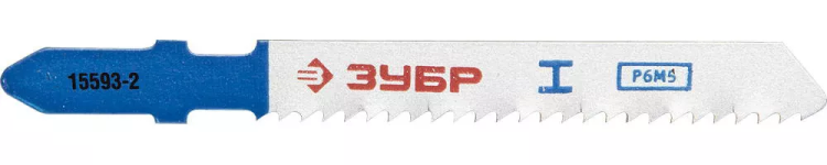 Полотна ЗУБР "ЭКСПЕРТ", T118B, для эл/лобзика, HSS, по металлу, EU-хвостовик, шаг 2мм, 50мм, 2шт 15593-2_z01 купить в Нижневартовске