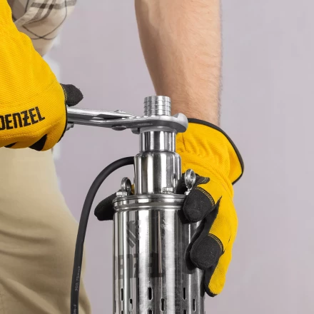 Скважинный насос Denzel DWS-3,5-100, винтовой, диаметр 3,5", 800 Вт, 1700 л/ч, напор 100 м 97251 купить в Нижневартовске