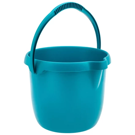 Ведро пластмассовое круглое 12 л, бирюзовое, Home Palisad 929575 купить в Нижневартовске