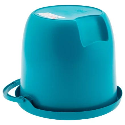 Ведро пластмассовое круглое 12 л, бирюзовое, Home Palisad 929575 купить в Нижневартовске