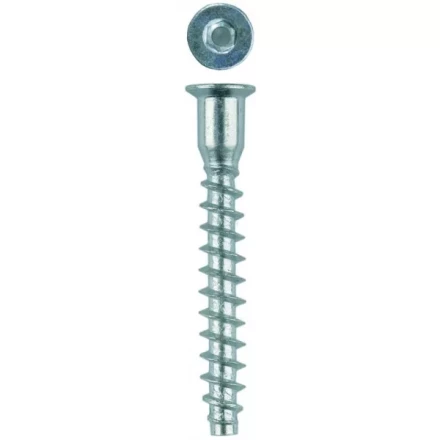 Винт-конфирмат ЗУБР оцинкованный, шестигранный шлиц, 7,0ммх70мм, 1800шт 4-308050-70-070 купить в Нижневартовске