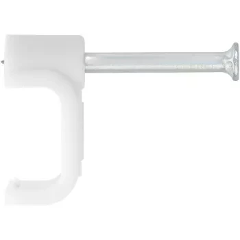 Скобы электроустановочные, 12 мм, прямоугольный профиль, 40 шт  СИБРТЕХ 47542 купить в Нижневартовске