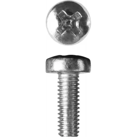 Винт ЗУБР &quot;МАСТЕР&quot; DIN 7985, класс прочности 4.8, оцинкованный, M3x10мм, 5кг 303150-03-010 купить в Нижневартовске