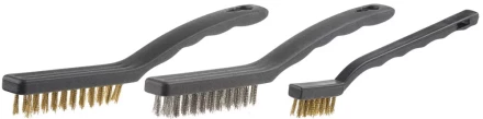 Набор STAYER Щетки "MASTER" стальные с пластмассовой ручкой, 3шт 3515-H3 купить в Нижневартовске