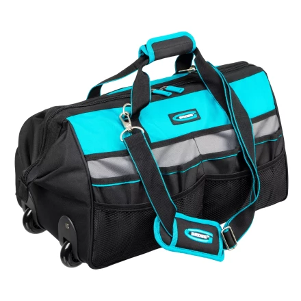 Сумка для инструмента Gross 90276, 500х280х290мм, выдвижная рукоятка, колеса, наплечный ремень купить в Нижневартовске