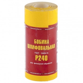 Шкурка на бумажной основе LP41C зерн. Р240 мини-рулон 115мм х 5м (БАЗ) Россия 75634 купить в Нижневартовске