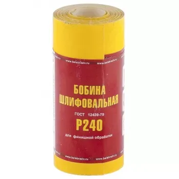 Шкурка на бумажной основе LP41C зерн. Р240 мини-рулон 115мм х 5м (БАЗ) Россия 75634 купить в Нижневартовске