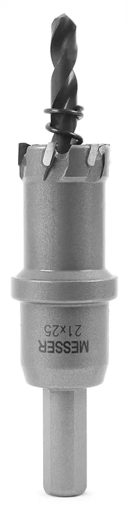 ТСТ коронка MESSER 21X25 с центрирующим сверлом и толкающей пружиной купить в Нижневартовске