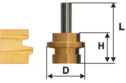 Фреза комбинированная универсальная Ф30,5Х26 мм хвостовик 12 мм Энкор 46505 купить в Нижневартовске