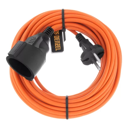 Удлинитель-шнур силовой Denzel Garden Series, б/з, ПВС, 10м, 1 розетка, 2 x 1 мм, 3 м, 37401 купить в Нижневартовске