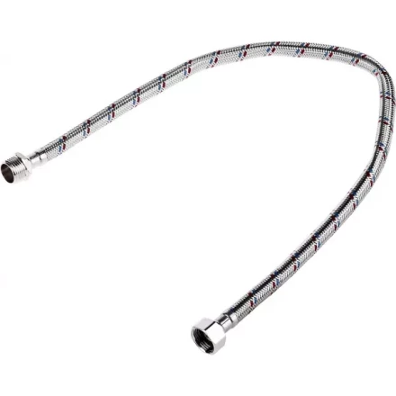 Подводка гибкая ЗУБР для воды, оплетка из нержавеющей стали, г/ш 1/2&quot; - 0,6м 51005-G/S-060 купить в Нижневартовске