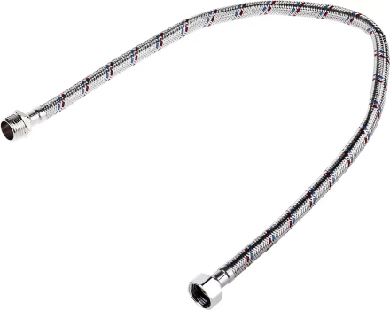 Подводка гибкая ЗУБР для воды, оплетка из нержавеющей стали, г/ш 1/2&quot; - 0,6м 51005-G/S-060 купить в Нижневартовске