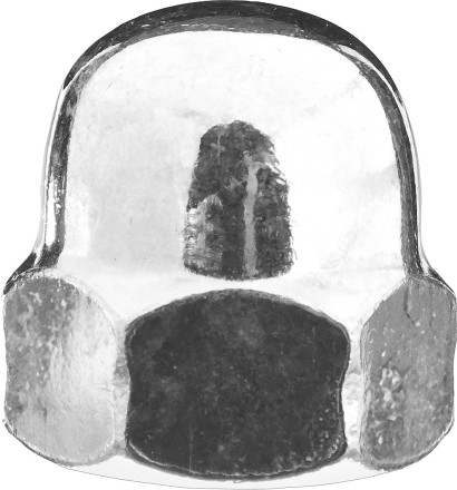 Гайка ЗУБР колпачковая DIN 1587, оцинкованная,  M5, ТФ0, 12000 шт. 4-303680-05 купить в Нижневартовске