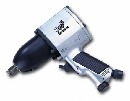 Пневмогайковерт SCORPIO YU-1200P 1/2” 62 кг/м, 2,4 кг, 340 л/мин  New Pin Clutch купить в Нижневартовске